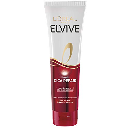 L'Oreal Paris Bálsamo Reparador Cica Sin Aclarado, Inodoro, Negro, 150 ml...