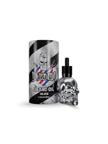 Bandido Aceite para barba para el cuidado diario de la barba de 3 días o barba...