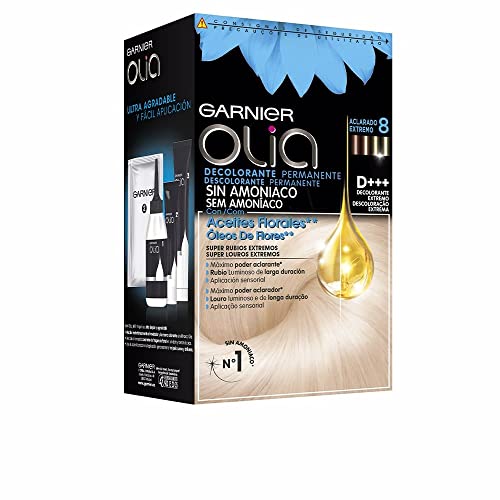 Garnier Olia, Decolorante Permanente sin Amoniaco con Aceites Florales de Origen...