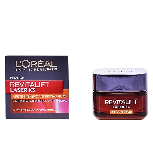 L'Oréal Paris Revitalift Láser Crema de Día Anti-Edad Triple Acción,...