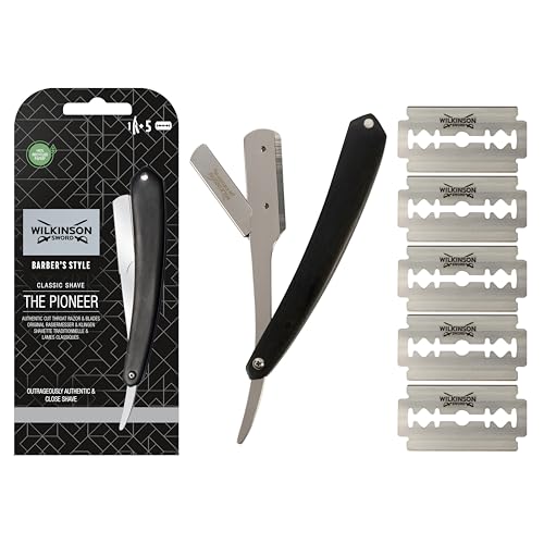 Wilkinson Sword Classic - Navaja Clásica de Afeitar de Barbero - Accesorio...