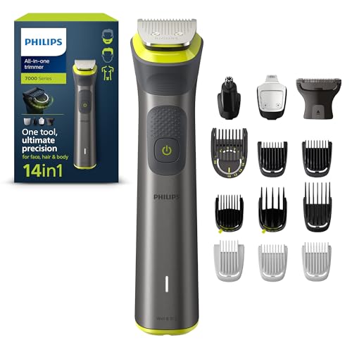 Philips Recortadora de Barba Serie 7000, Máquina Cortar Pelo, Cortapelos...