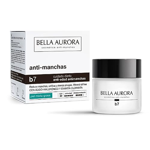 BELLA AURORA - B7 Crema Antimanchas y Antiedad 50 ml, para Piel Mixta-Grasa,...