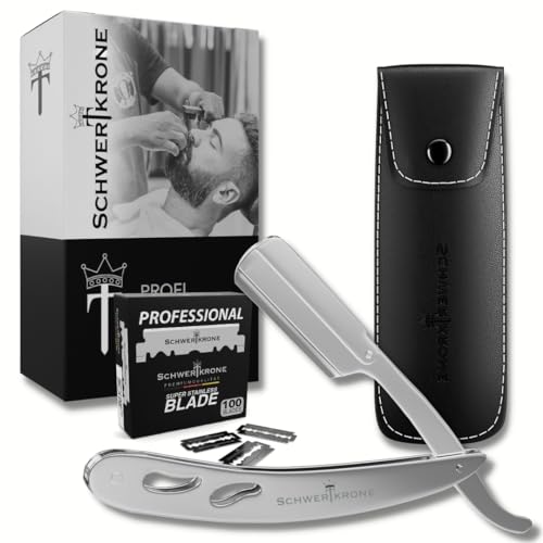 Schwertkrone maquinilla de afeitar de acero inoxidable con 100 cuchillas premium...
