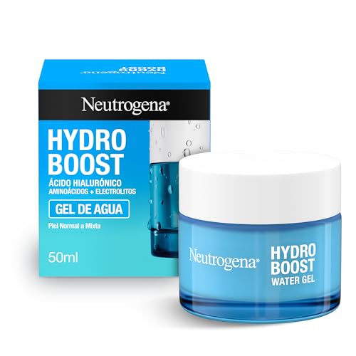 Neutrogena Hydro Boost Gel de agua (50 ml), gel hidratante facial con ácido...