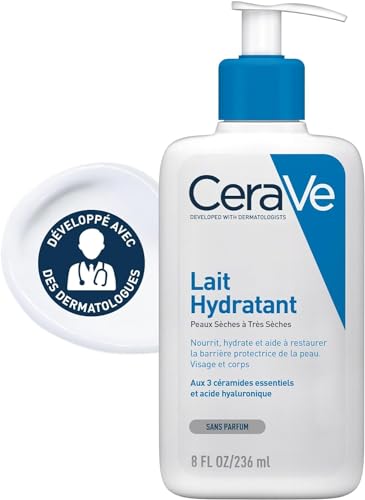 CeraVe Loción Hidratante | 236ml / 8oz | Hidratante diario para rostro y cuerpo...