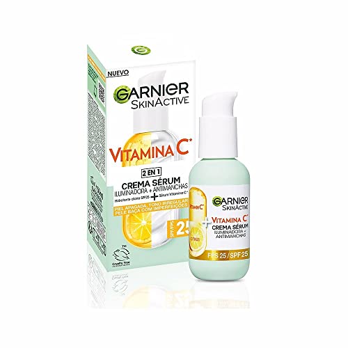 Garnier, Sérum Facial Iluminador y Anti Manchas 2 en 1, Con 20% Vitamina C y...