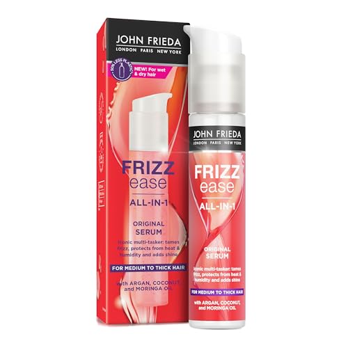 JOHN FRIEDA - Sérum Anti-Frizz 50 ml, para Cabello Encrespado, Protege contra...