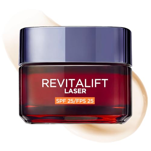 L'Oréal Paris Revitalift Láser Crema de Día Nº1 Antiarrugas, Protección...