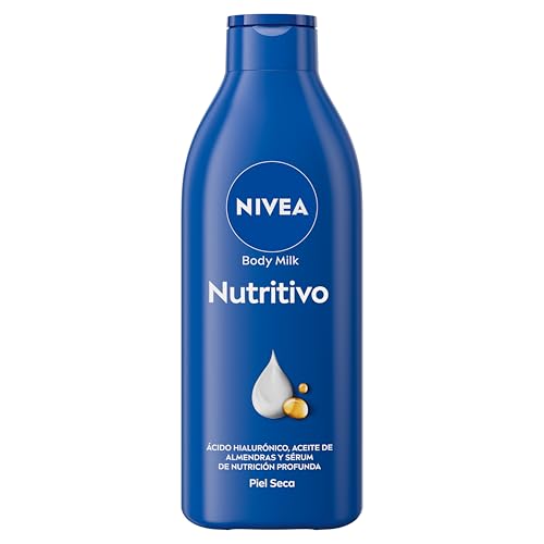 NIVEA Body Milk Nutritivo (1 x 400 ml), leche corporal que hidrata durante 72 h,...