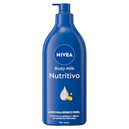 NIVEA Body Milk Nutritivo (1 x 625 ml), leche corporal que hidrata durante 72 h,...