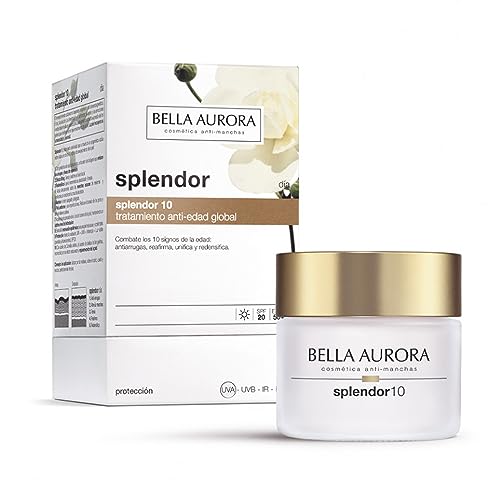 Bella Aurora Crema de Día Antiedad 50+ Años, 50 ml | Crema Facial Anti-Arrugas...