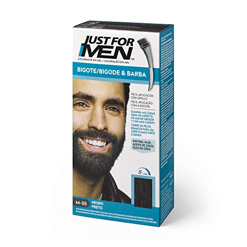 Just For Men, Tinte Colorante en gel para barba y bigote para hombre. Elimina...