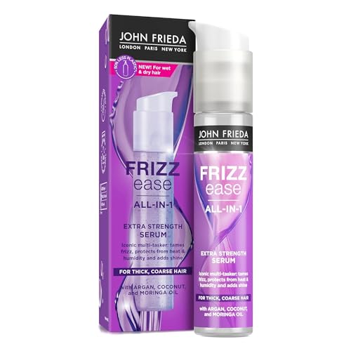 JOHN FRIEDA - Frizz Ease Todo en 1 Sérum Extrafuerte 50 ml, Antiencrespamiento...