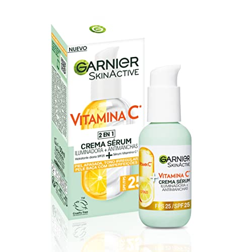 Garnier, Sérum Facial Iluminador y Anti Manchas 2 en 1, Con 20% Vitamina C y...