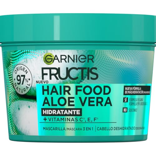 Garnier Fructis Hair Food Mascarilla Capilar Aloe, 400ml