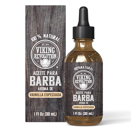 Viking Revolution - Aceite Para Barba - Completamente Natural Con Aceite...
