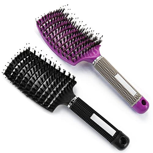 Cepillo Pelo Antitirones，cepillo antiencrespamiento Desenredante –...