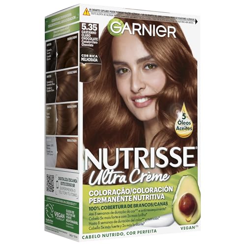 NUTRISSE Creme Coloración Nutritiva Permanente, Tinte 100 por ciento Cobertura...
