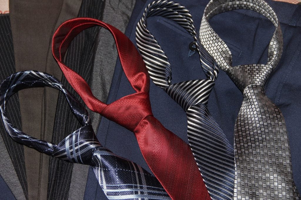 Tipos de corbatas para hombres